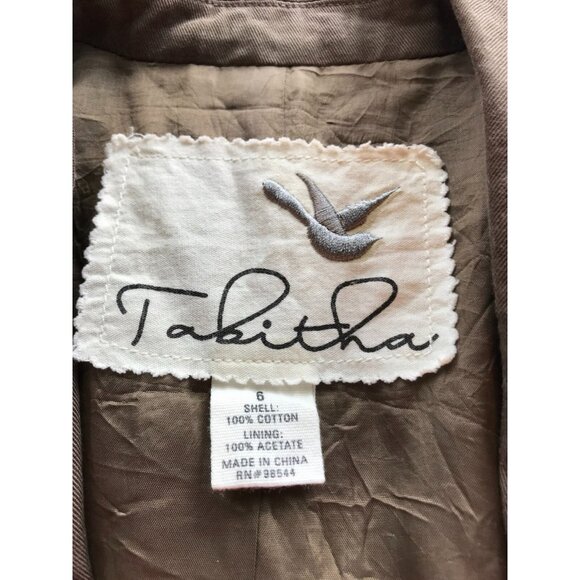 Tabitha Anthropologie Gray 3/4 Sleeve Blazer Jacket, Size 6 (US) - Picture 11 of 11